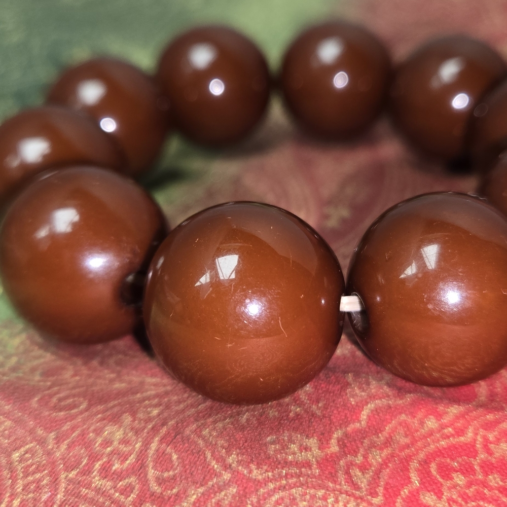 Chocolate Brown Beaded Stretch Bracelet - Women Jewelry Bracelet
